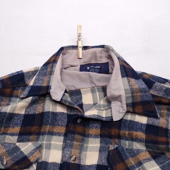 Williams Bay Casual Button Up Long Sleeve Shirt Adult Mens Size Tall XL Blue - Picture 1 of 10